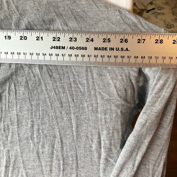 Ava & Viv Women Long Sleeve Open Front Knit Cardigan size 2XL, Gray - Picture 2 of 8